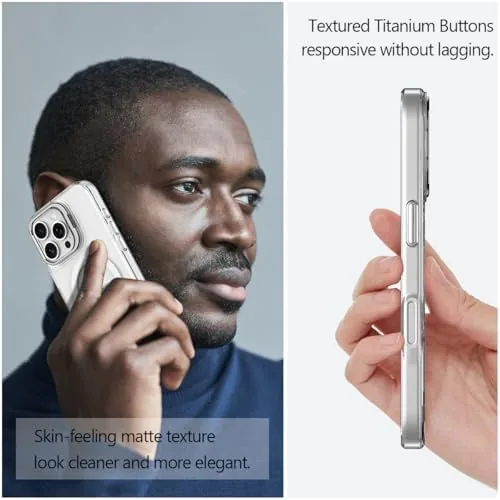 Another view of the Nvollnoe for iPhone 16 Pro Max Case Compatible with MagSafe
