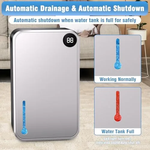The Dehumidifier,75 OZ Dehumidifiers for Room for Home,Quiet with Auto Shut compared in context