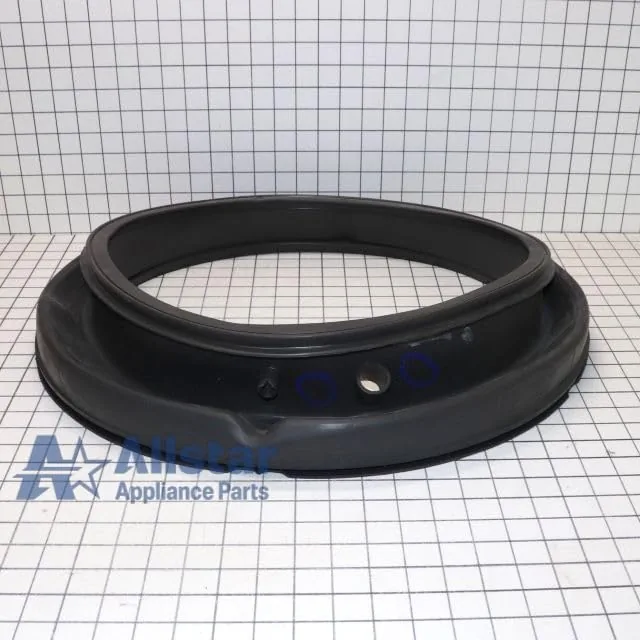 The new bellow beside the worn original gasket for comparison