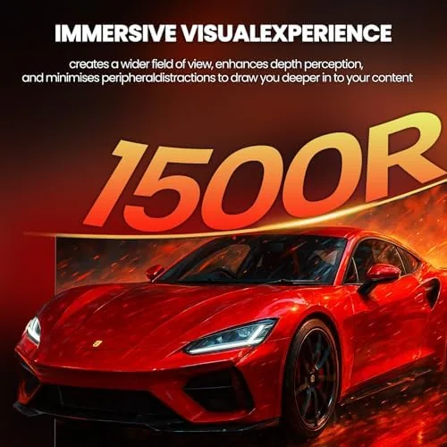 The CRUA 32" 4K UHD 160Hz Curved Gaming Monitor, 1500R, AMD compared in context