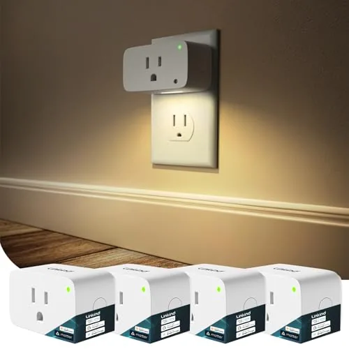 Overview of the Linkind Matter Smart Plug, Work with Apple Home, Alexa, Google
