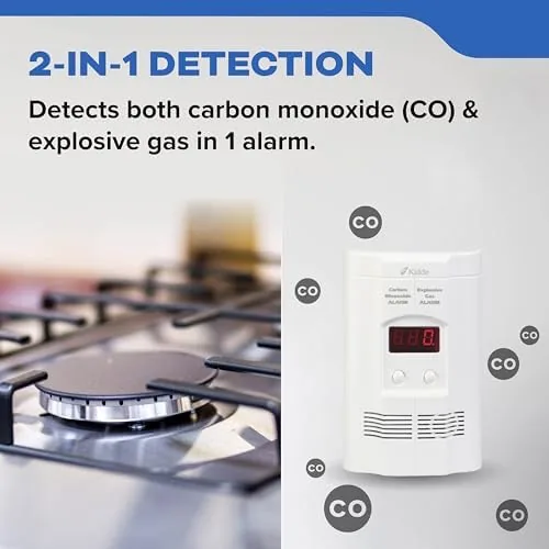 Close look at the Kidde Carbon Monoxide + Explosive Gas, Natural Gas & Propane build quality