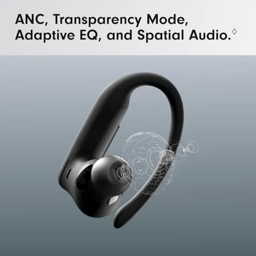 Powerbeats Pro 2 next to AirPods Pro for a size comparison