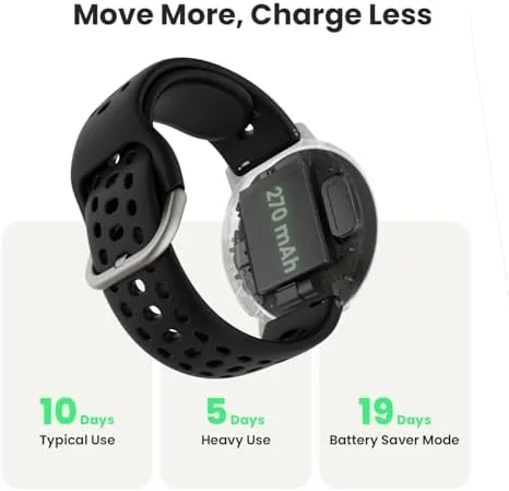 Detail shot of the Amazfit Active 2 Smart Watch, 1.32" AMOLED Display, GPS, iOS/Android features