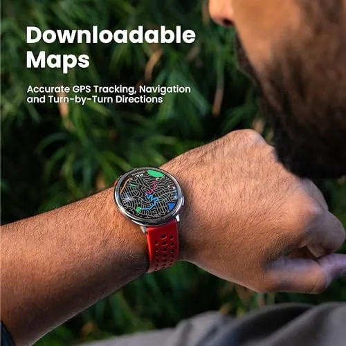 Another view of the Amazfit Active 2 Smart Watch, 1.32" AMOLED Display, GPS, iOS/Android