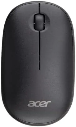 The Acer wireless mouse on a desk beside the USB receiver