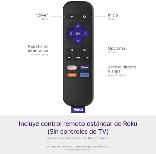 Roku Express next to a 4K Roku device for size comparison