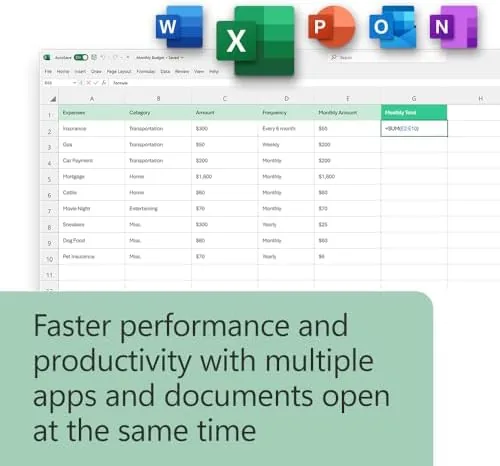A spreadsheet with dynamic array formulas open in Excel 2024