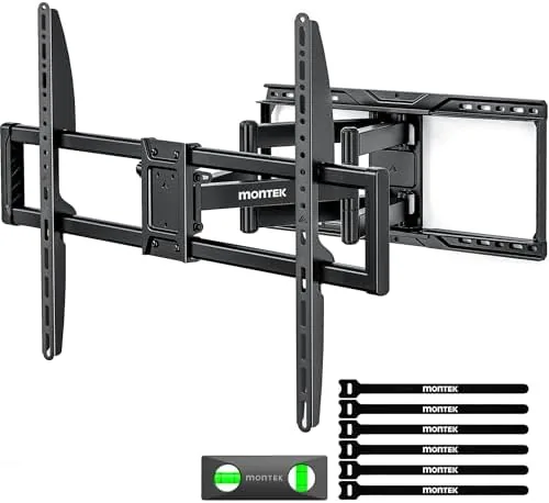 monTEK Heavy Duty Full Motion TV Mount Review: A 200 lb Arm for Big Screens