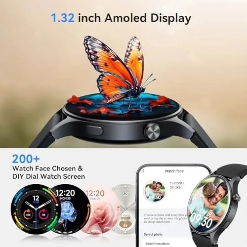 Another view of the Smart Watch for Men Women, Answer/Make Call, 1.32'' AMOLED Ultra-Clear
