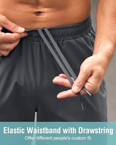 Another view of the G Gradual Men's Athletic Running Shorts with 2 Zipper Pockets