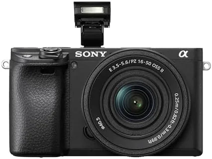 Close look at the Sony Alpha a6400 Mirrorless Camera with 16-50mm Lens Black | build quality