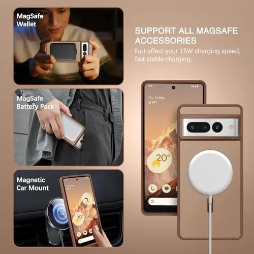 Close look at the BENTOBEN for Google Pixel 7 Pro Case [Compatible with Magsafe] build quality