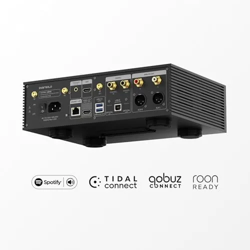 Another view of the EVERSOLO DMP-A6 Gen 2 Hi-Fi Music Streamer, Wireless Digital Music