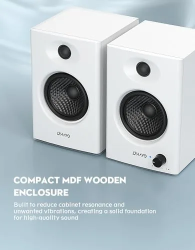 The OHAYO 60W Computer Speakers for Gaming and Music, Active Bluetooth compared in context