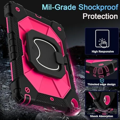 Close look at the Scnioy Case for iPad 9th Generation iPad Case 9th 8th build quality