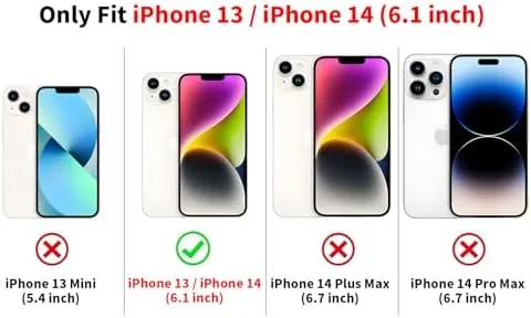 Close look at the 2 Pack Cute Cheetah Print Phone Case for iPhone 13 build quality