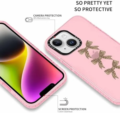 The 2 Pack Cute Cheetah Print Phone Case for iPhone 13 in real use