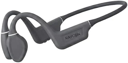 Close look at the Raycon Bone Conduction Headphones Bluetooth - Open Ear Running Headphones build quality