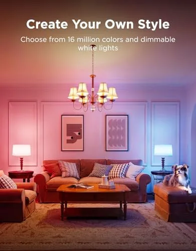 Close look at the Govee Smart E12 Led Bulb, RGBWW Color Changing, 2.4GHz Only build quality