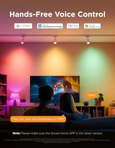 Another view of the Govee Smart E12 Led Bulb, RGBWW Color Changing, 2.4GHz Only