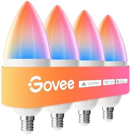 Govee E12 Candelabra Bulbs Review: Smart Color for Chandeliers