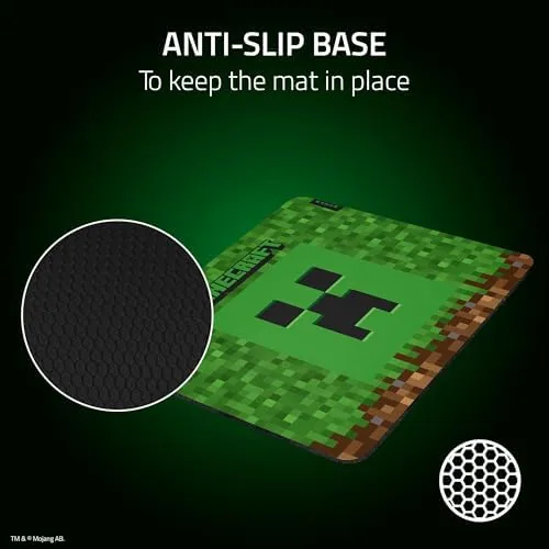 The Razer Gigantus V2 Cloth Gaming Mouse Pad (Medium), Minecraft Edition compared in context