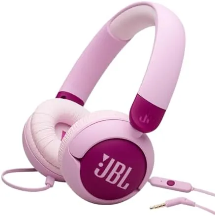 JBL Junior 320 Kids Headphones, Wired, Volume-Limited - Purple | Designed For School And Review: Tested and Rated