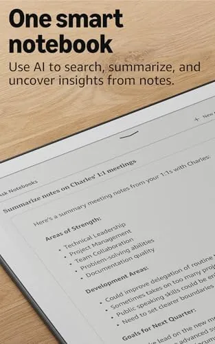 A reader using the Kindle Scribe on a couch with the Premium Pen in hand