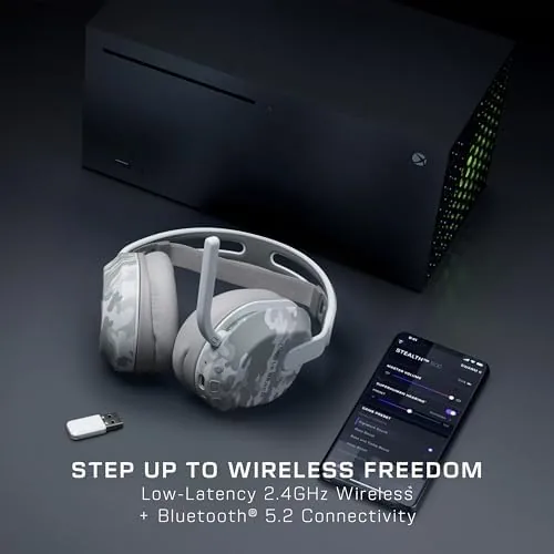 Close up of the memory foam ear cushion on the Stealth 500