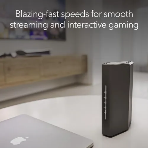 The NETGEAR Nighthawk Dual-Band WiFi 7 Router (RS90) ,  Router Only in real use