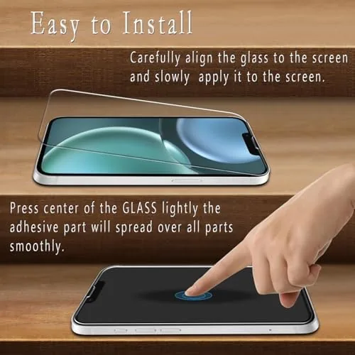 The 2 Pack Screen Protector for iPhone 17e / iPhone 16e in real use