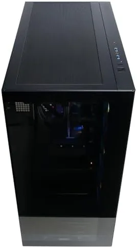 Close up of the GeForce RTX 5070 graphics card installed in the case