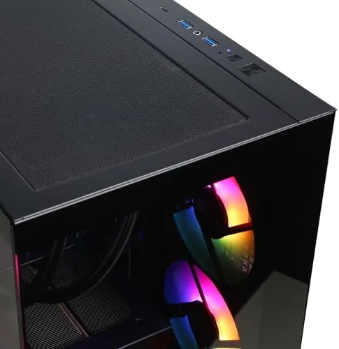 A 4K game running on the CyberPowerPC with a frame rate counter visible