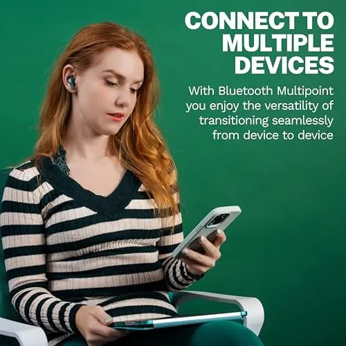 The JLab, Go Pods ANC, True Wireless Earbuds, Active Noise Cancelling, Bluetooth, Sage compared in context