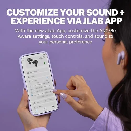 Another view of the JLab, Go Pods ANC, True Wireless Earbuds, Active Noise Cancelling