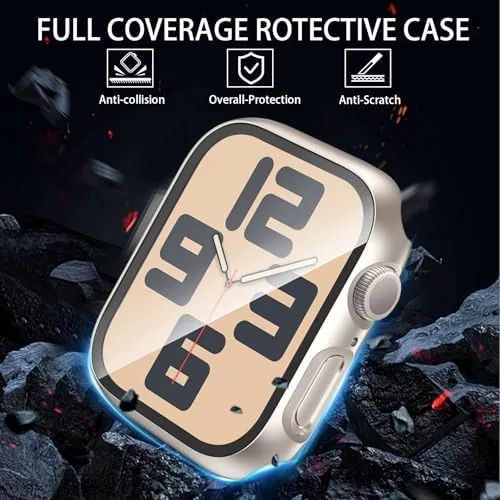 Close look at the [6 Pack] Case for Apple Watch SE 3/SE 2nd Gen build quality