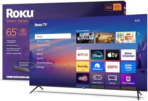 Overview of the Roku Smart TV ,  65-Inch Select Series, 4K HDR TV