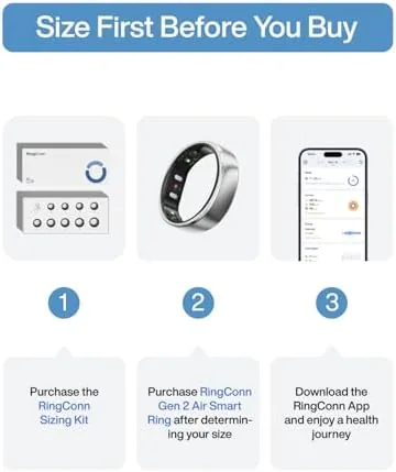 Close look at the RingConn Gen 2 Air Ultra-Thin Smart Ring(Size 14, Galaxy Sliver) build quality