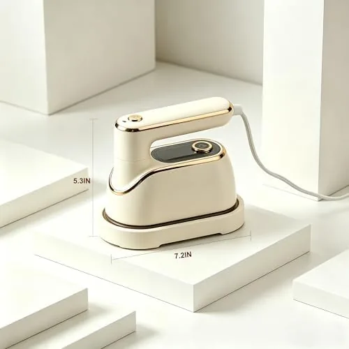 Close look at the Travel Steamer for Clothes Portable Rotary Garment Iron 1200W Small build quality