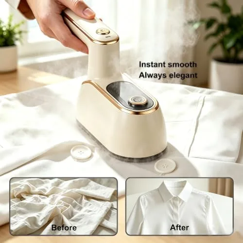 The Travel Steamer for Clothes Portable Rotary Garment Iron 1200W Small in real use
