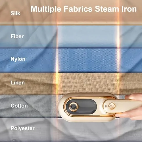 Testing the Travel Steamer for Clothes Portable Rotary Garment Iron 1200W Small over two weeks