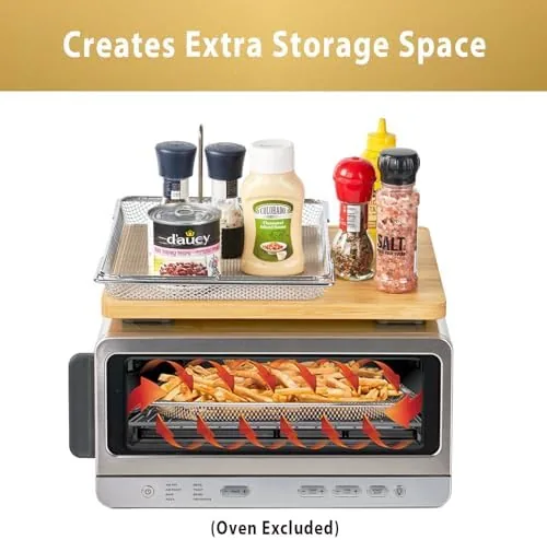 The Umilife Cutting board Compatible with Ninja Flip Toaster Oven&Air Fryer in real use