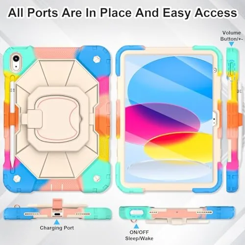 The WESOROL Case for iPad (A16) 11th/10th Generation 2025/2022 with Screen compared in context