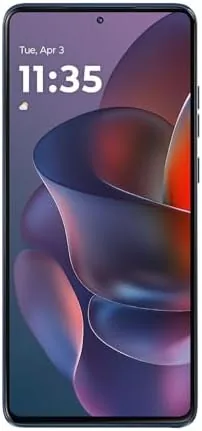 Close up of the stylus slot and edge of the Moto G Stylus 2025