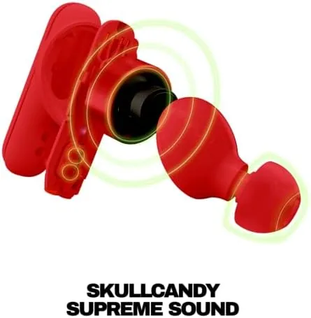 The Skullcandy Smokin' Buds Wireless Noise Isolating Earbuds - Flame | compared in context