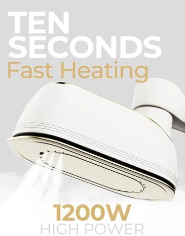 The NIASSO Travel Steamer, 1200W Portable Handheld Fabric Steamer for Clothes in real use