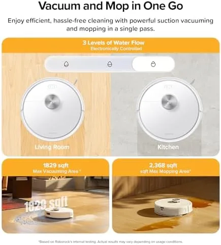 Another view of the roborock Q7 M5+ Robot Vacuum and Mop, Up to 7-9