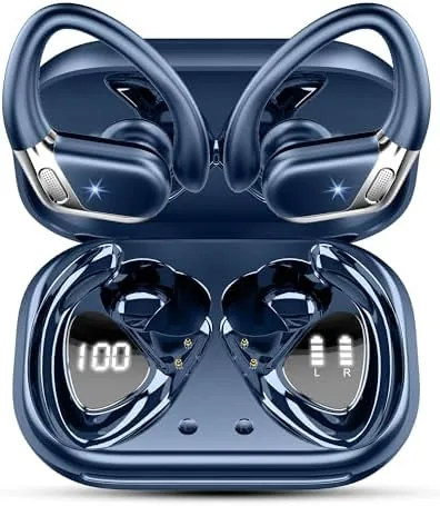 Wireless Earbud, Bluetooth 5.4 Headphones IP7 Waterproof for Sport, 50H Running Wireless Earphones with Review: Tested and Rated