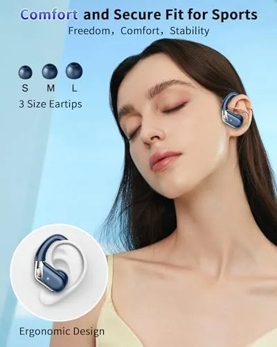 Another view of the Wireless Earbud, Bluetooth 5.4 Headphones IP7 Waterproof for Sport, 50H